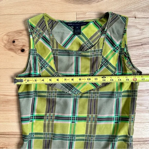 Marc by Marc Jacobs Women's Silk Sleeveless Ruffle Bottom Dress Size Small EUC - Picture 12 of 16